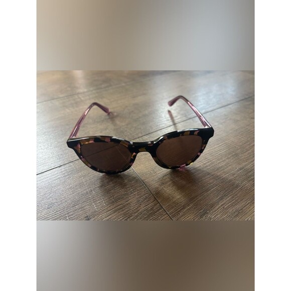 Nifties women’s sunglasses violet medium tortoise shell rim cat eye 46-22-140 main image 8